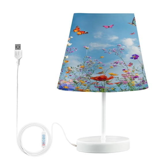 YAZAOO Table Lamp Creative Butterfly Bliss Pattern Simple Pattern Night Light
