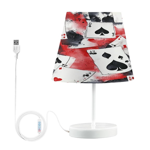 YAZAOO Table Lamp Creative Card Chaos Pattern Simple Pattern Night Light