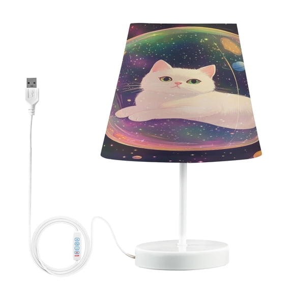 YAZAOO Table Lamp Creative Celestial Catnap Pattern Simple Pattern Night Light