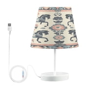 BZSMCE Table Lamp Creative Charming Equestrian Elegance Pattern Simple Pattern Night Light