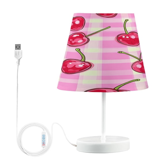 YAZAOO Table Lamp Creative Cherry Bliss Pattern Simple Pattern Night Light