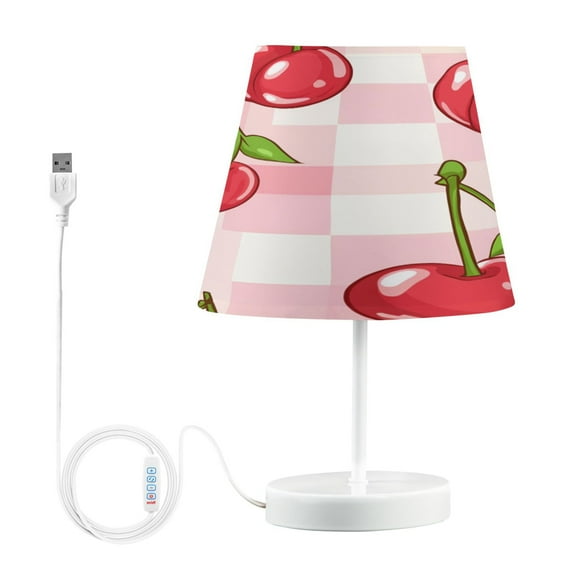 YAZAOO Table Lamp Creative Cherry Charm Pattern Simple Pattern Night Light