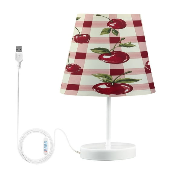 YAZAOO Table Lamp Creative Cherry Delight Pattern Simple Pattern Night Light