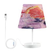 YAZAOO Table Lamp Creative Citrus Cascade Pattern Simple Pattern Night Light