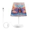 thumbnail image 1 of BZSMCE Table Lamp Creative Colorful Butterfly Illustration Simple Pattern Night Light, 1 of 8