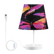 BZSMCE Table Lamp Creative Colorful Flight Pattern Simple Pattern Night Light