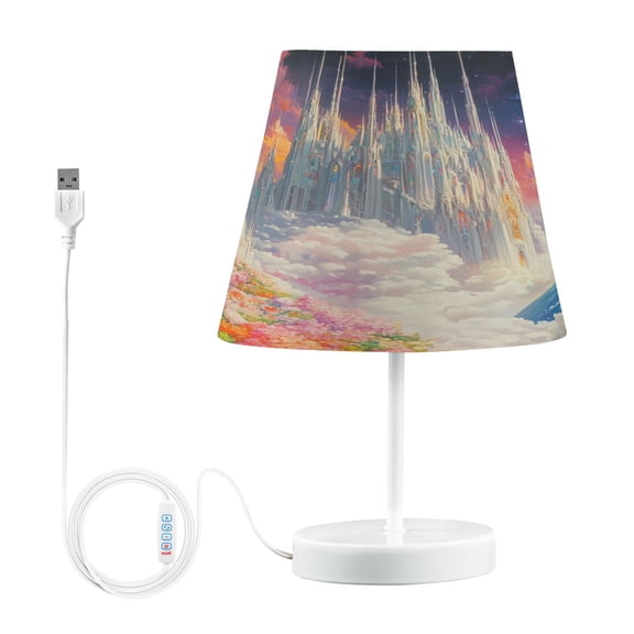 YAZAOO Table Lamp Creative Colorful Haven Pattern Simple Pattern Night Light