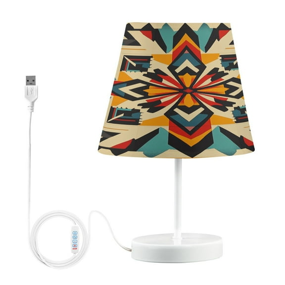 BZSMCE Table Lamp Creative Colorfull Texture Pattern Simple Pattern Night Light