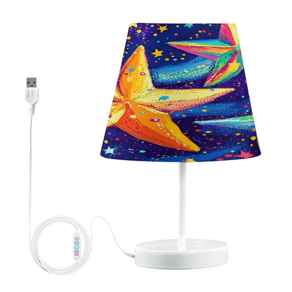 YAZAOO Table Lamp Creative Cosmic Brightness Pattern Simple Pattern Night Light