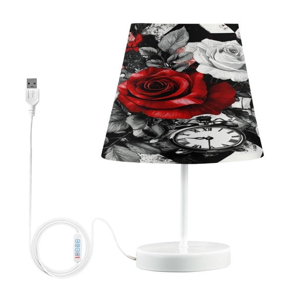 YAZAOO Table Lamp Creative Crimson Dreams Pattern Simple Pattern Night Light