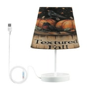 BZSMCE Table Lamp Creative Crow and Pumpkin Simple Pattern Night Light