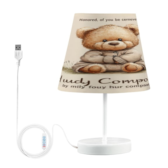 BZSMCE Table Lamp Creative Cuddle Bud Pattern Simple Pattern Night Light