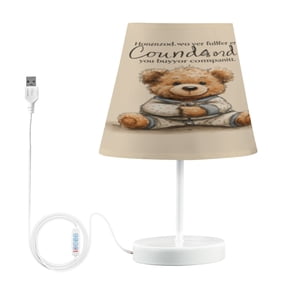 BZSMCE Table Lamp Creative Cuddle Buddy Pattern Simple Pattern Night Light