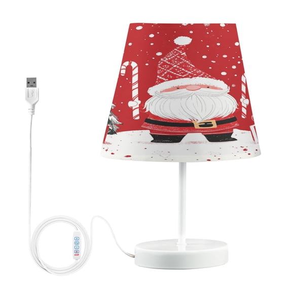 BZSMCE Table Lamp Creative Cute Santa Claus Simple Pattern Night Light