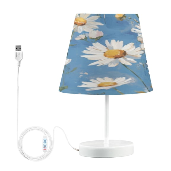 BZSMCE Table Lamp Creative Daisy Daydream Pattern Simple Pattern Night Light