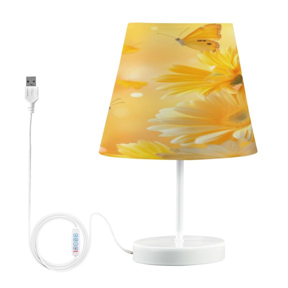 BZSMCE Table Lamp Creative Dancing Butterflies Pattern Simple Pattern Night Light