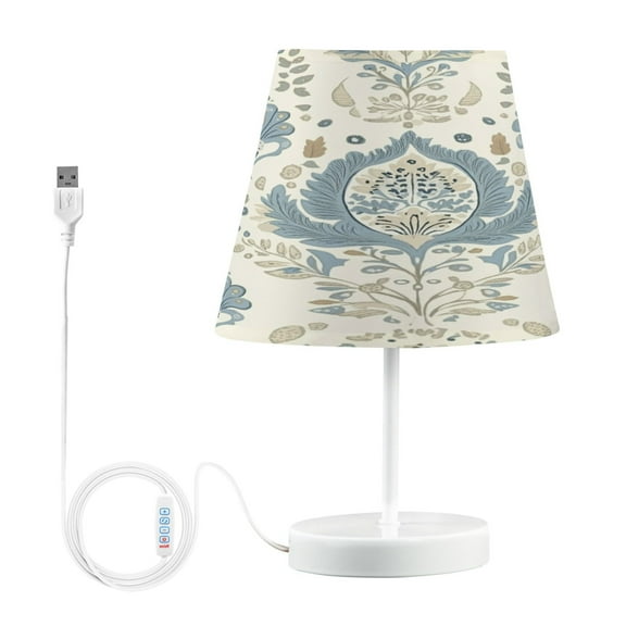 BZSMCE Table Lamp Creative Design Blossom Regular Art Pattern Simple Pattern Night Light