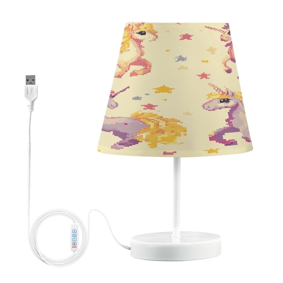 BZSMCE Table Lamp Creative Design Cut Unicorn Pattern Simple Pattern Night Light