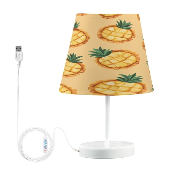 BZSMCE Table Lamp Creative Design Pineapple Pattern Simple Pattern Night Light