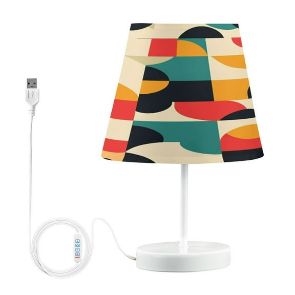 BZSMCE Table Lamp Creative Design Regular Art Pattern Simple Pattern Night Light