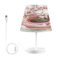 thumbnail image 1 of BZSMCE Table Lamp Creative Doughnu with Ship Pattern Simple Pattern Night Light, 1 of 8