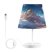 YAZAOO Table Lamp Creative Dream above The Clouds Pattern Simple Pattern Night Light