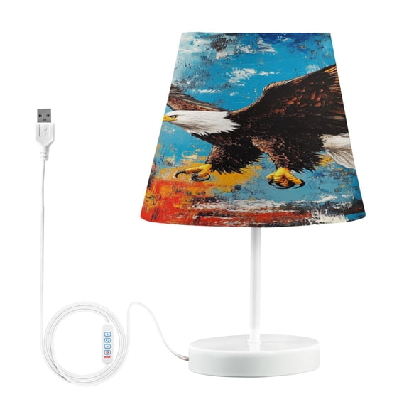 YAZAOO Table Lamp Creative Eagles in Flight Pattern Simple Pattern Night Light
