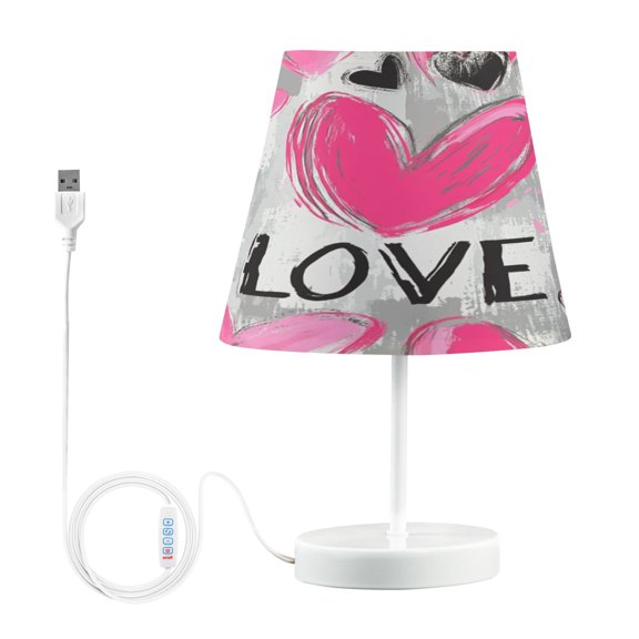 BZSMCE Table Lamp Creative Eternal Floral Embrace Pattern Simple Pattern Night Light