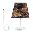thumbnail image 1 of YAZAOO Table Lamp Creative Ethereal Roses Pattern Simple Pattern Night Light, 1 of 8