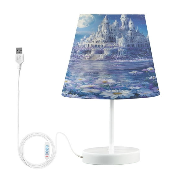 BZSMCE Table Lamp Creative Fantasy Palacel Simple Pattern Night Light