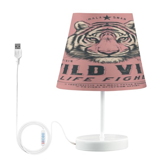 BZSMCE Table Lamp Creative Fierce & Friendly Pattern Simple Pattern Night Light