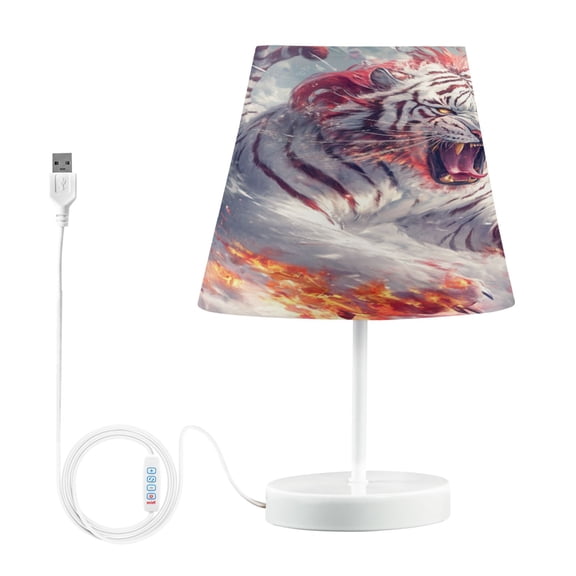 YAZAOO Table Lamp Creative Fierce Snowstorm Pattern Simple Pattern Night Light
