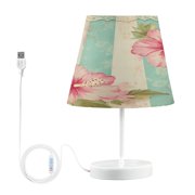 BZSMCE Table Lamp Creative Floral Elegance Pattern Simple Pattern Night Light