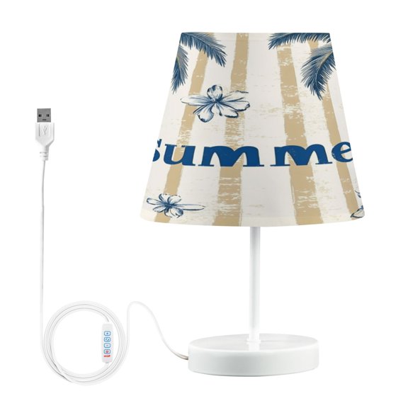 BZSMCE Table Lamp Creative Floral Paradise Pattern Simple Pattern Night Light