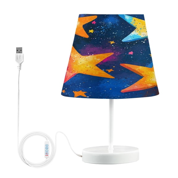 YAZAOO Table Lamp Creative Galactic Glow Pattern Simple Pattern Night Light