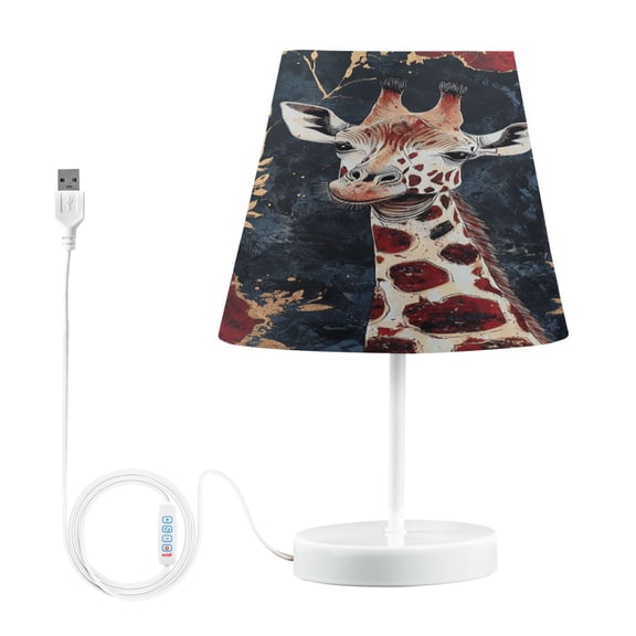YAZAOO Table Lamp Creative Giraffe's Gaze Pattern Simple Pattern Night Light