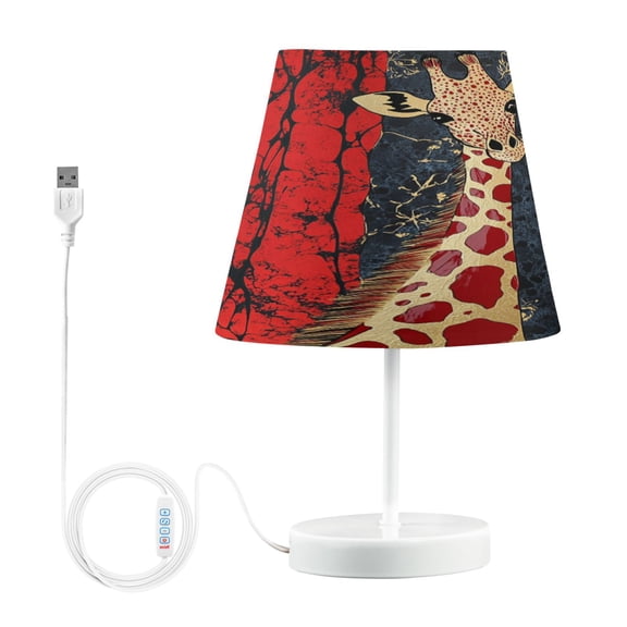 YAZAOO Table Lamp Creative Giraffes Pattern Simple Pattern Night Light