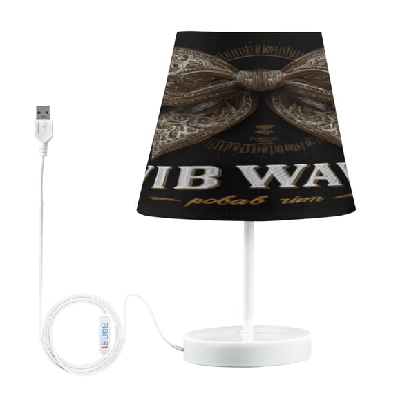 BZSMCE Table Lamp Creative Golden Elegance Pattern Simple Pattern Night Light