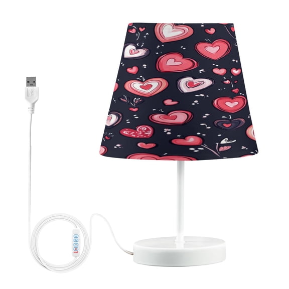 YAZAOO Table Lamp Creative Heartfelt Whimsy Pattern Simple Pattern Night Light