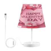 YAZAOO Table Lamp Creative Heartfelt Wishes Pattern Simple Pattern Night Light