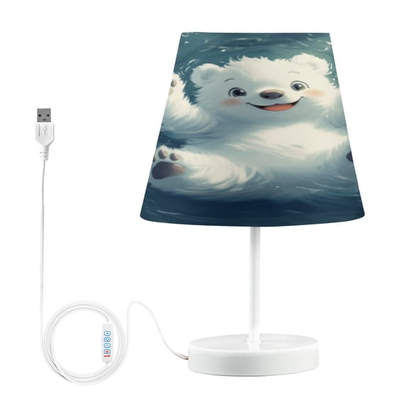 BZSMCE Table Lamp Creative Joyful Splash Pattern Simple Pattern Night Light