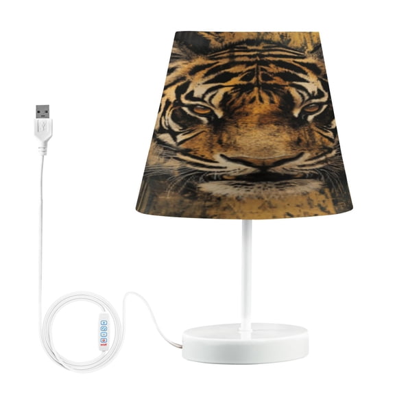 BZSMCE Table Lamp Creative King Of The Jungle Pattern Simple Pattern Night Light