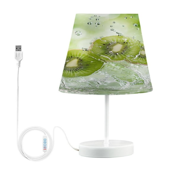 BZSMCE Table Lamp Creative Kiwifruit Slices Splashing Water Simple Pattern Night Light