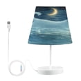 thumbnail image 1 of YAZAOO Table Lamp Creative Midnight Reflection Pattern Simple Pattern Night Light, 1 of 8