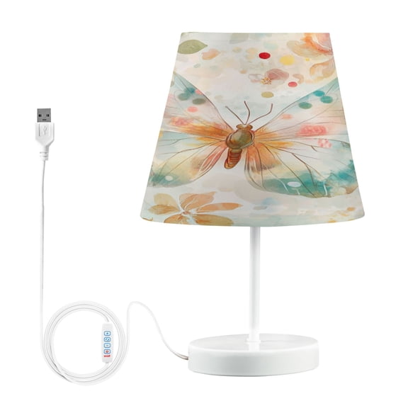 BZSMCE Table Lamp Creative Pastel Butterfly Bliss Pattern Simple Pattern Night Light
