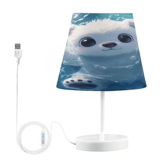 BZSMCE Table Lamp Creative Paws in Paradise Pattern Simple Pattern Night Light