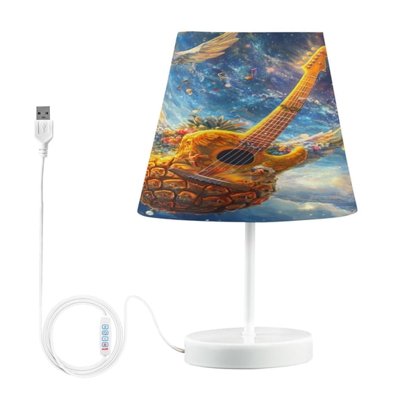 BZSMCE Table Lamp Creative Pineapple Fly on The Sky Simple Pattern Night Light