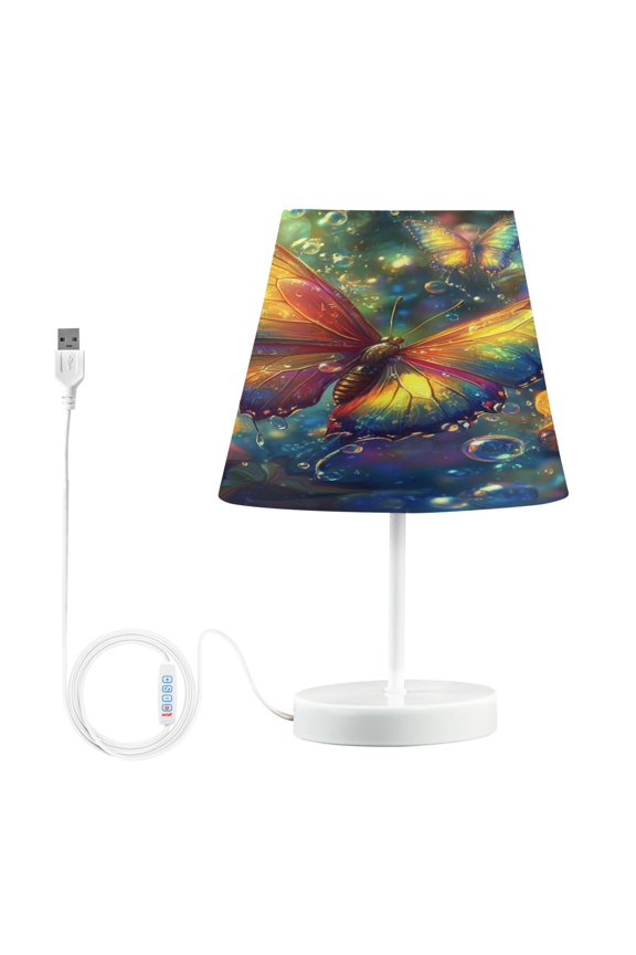 Table Lamp Creative Radiant Reflections Pattern Simple Pattern Night Light