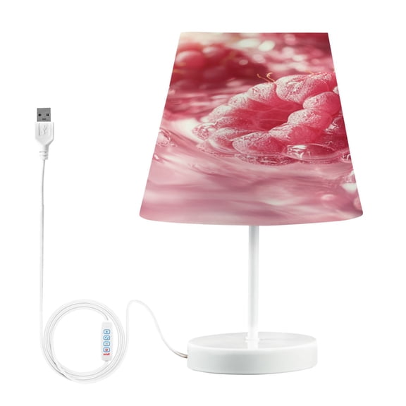 YAZAOO Table Lamp Creative Raspberry Delight Pattern Simple Pattern Night Light