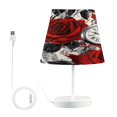 thumbnail image 1 of YAZAOO Table Lamp Creative Red Rose Reverie Pattern Simple Pattern Night Light, 1 of 8